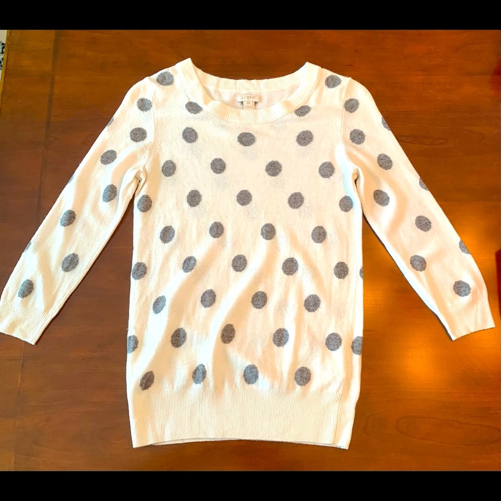 J. Crew XS Polka Dot Sweater